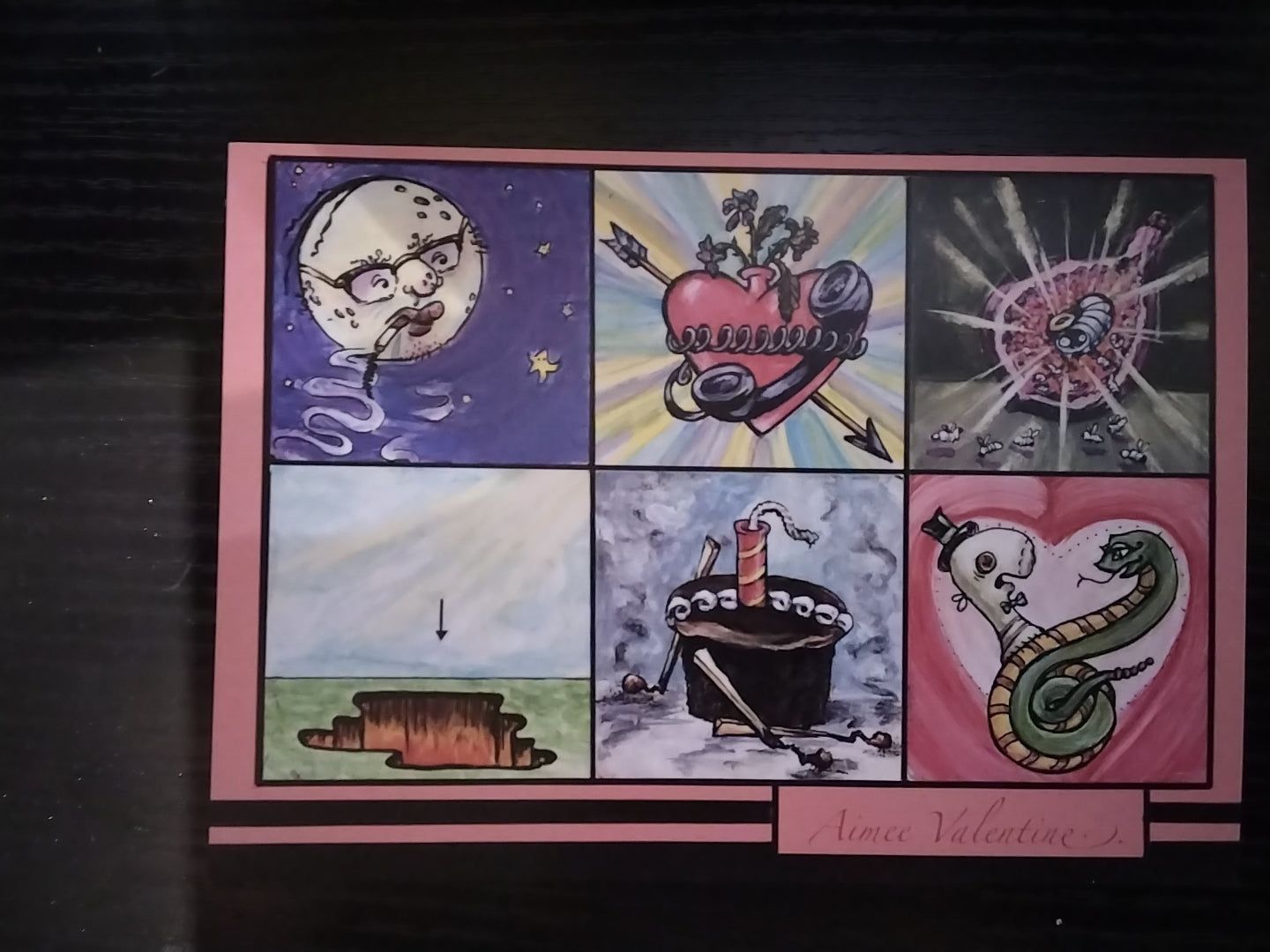 Postcard Aimee Valentine 6 images