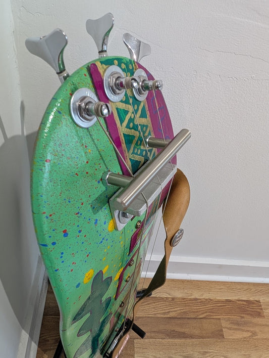 Skateboard Guitar with B Bender