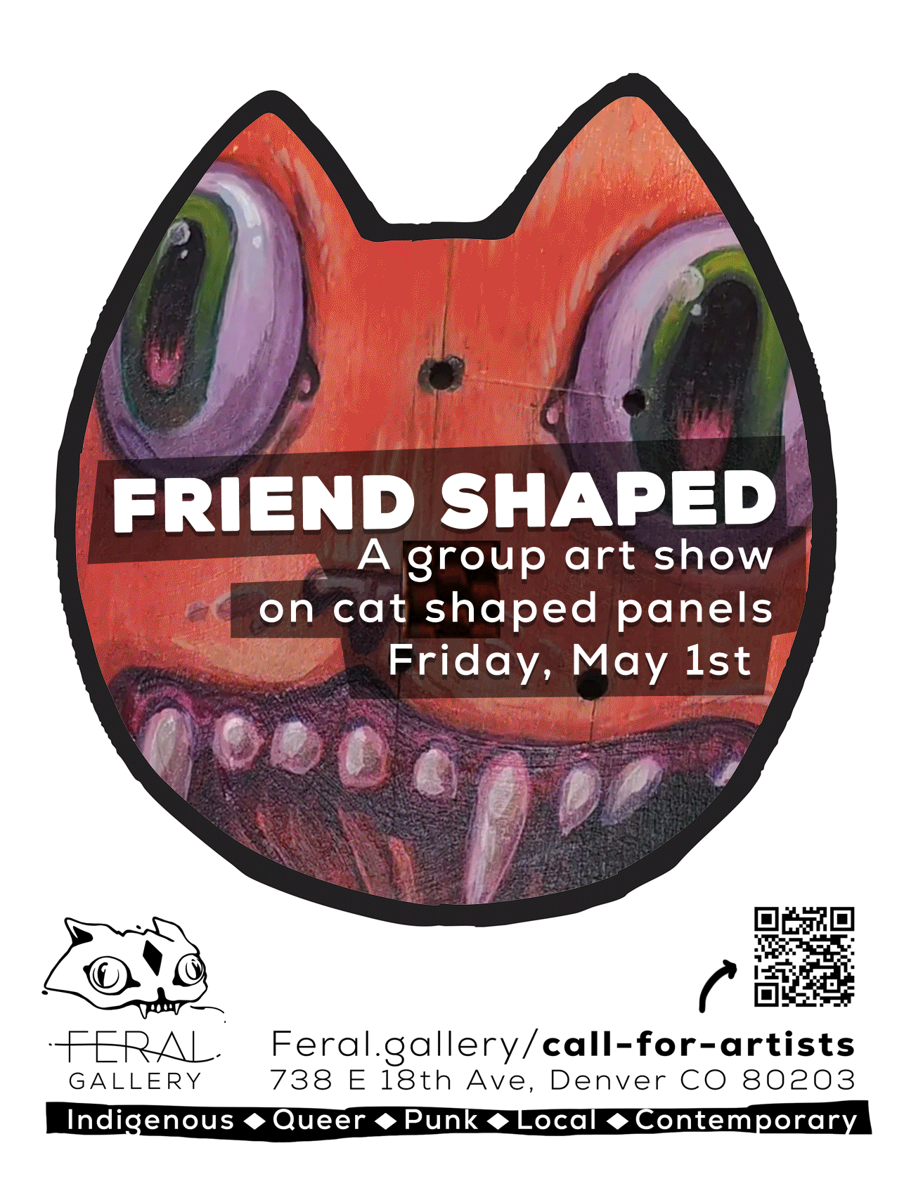 Friend Shaped Art Opening