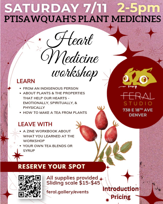 Heart Medicine Workshop w/ Ptisawquah