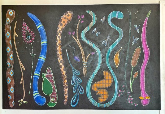 Garden Party Acrylic on Canvas