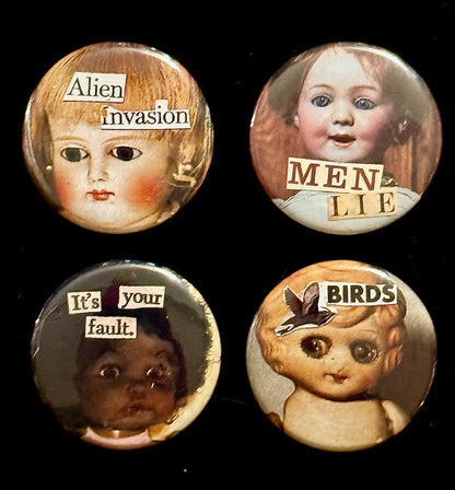 Mystery Doll Magnet Set