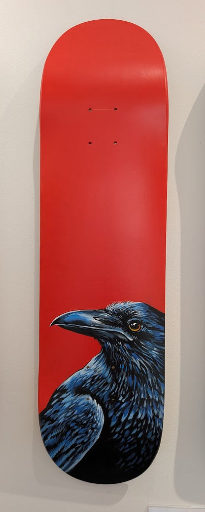 Crow in Red