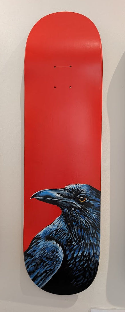 Crow in Red