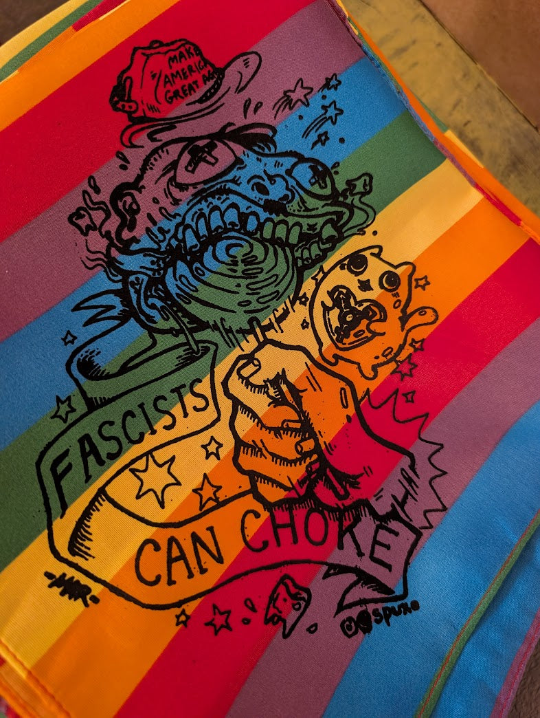 Fascists Can Choke - Rainbow Bandana