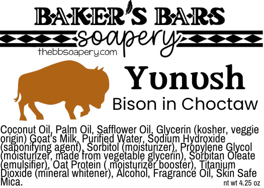 Yʋnʋsh-Bison Soap